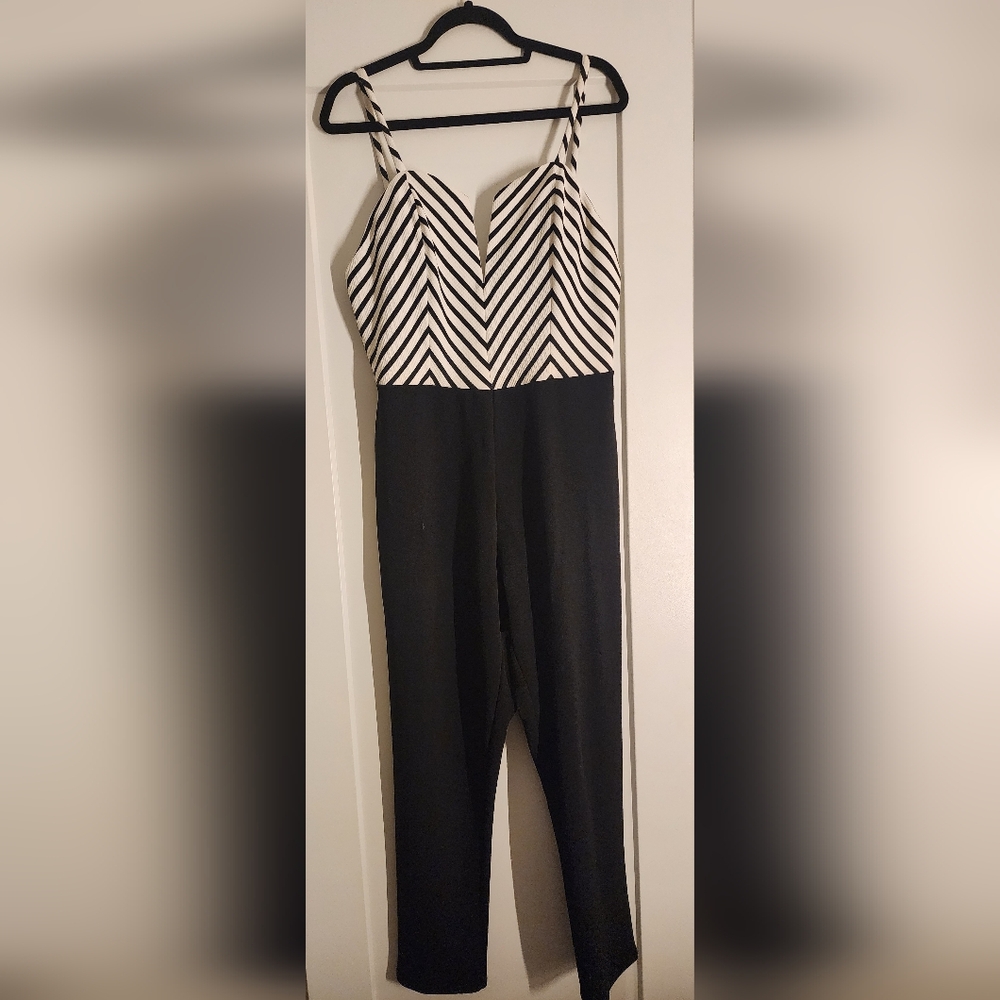 Black and White Jumpsuit